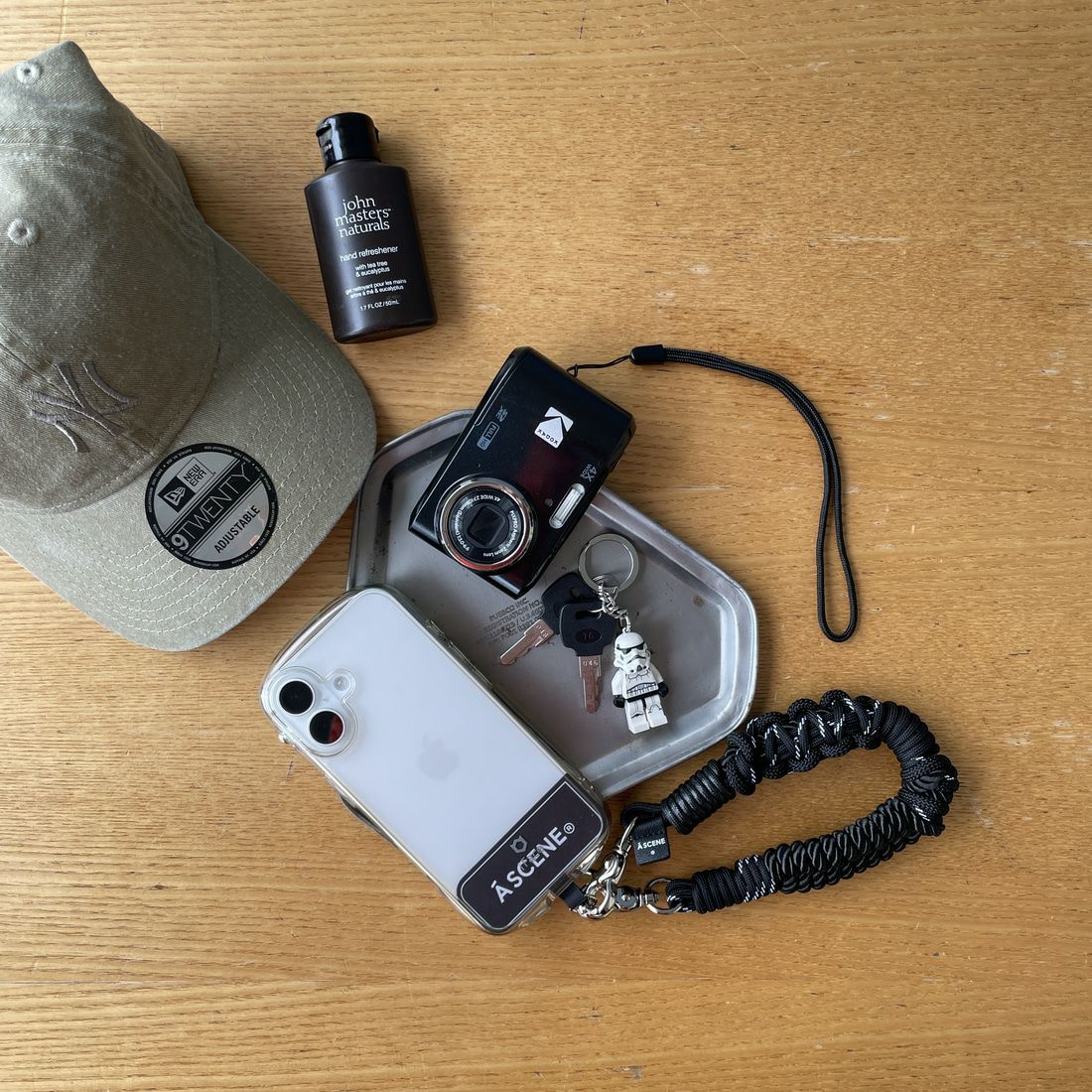 A SCENE [エーシーン] デザインパラコードストラップ [AS03-003] BLACK