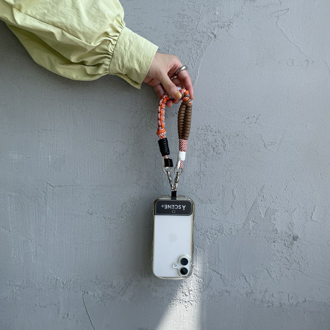 A SCENE [エーシーン] デザインパラコードストラップ [AS03-003] ORG/BEG