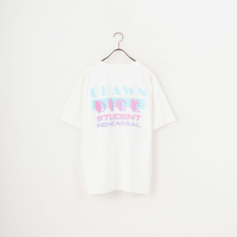 SAVE ROOM FOR DESSERT Tシャツ ブラウン BRAWN [ブラウン] BRAWNS DICE STUDENT Tシャツ [24FW-002