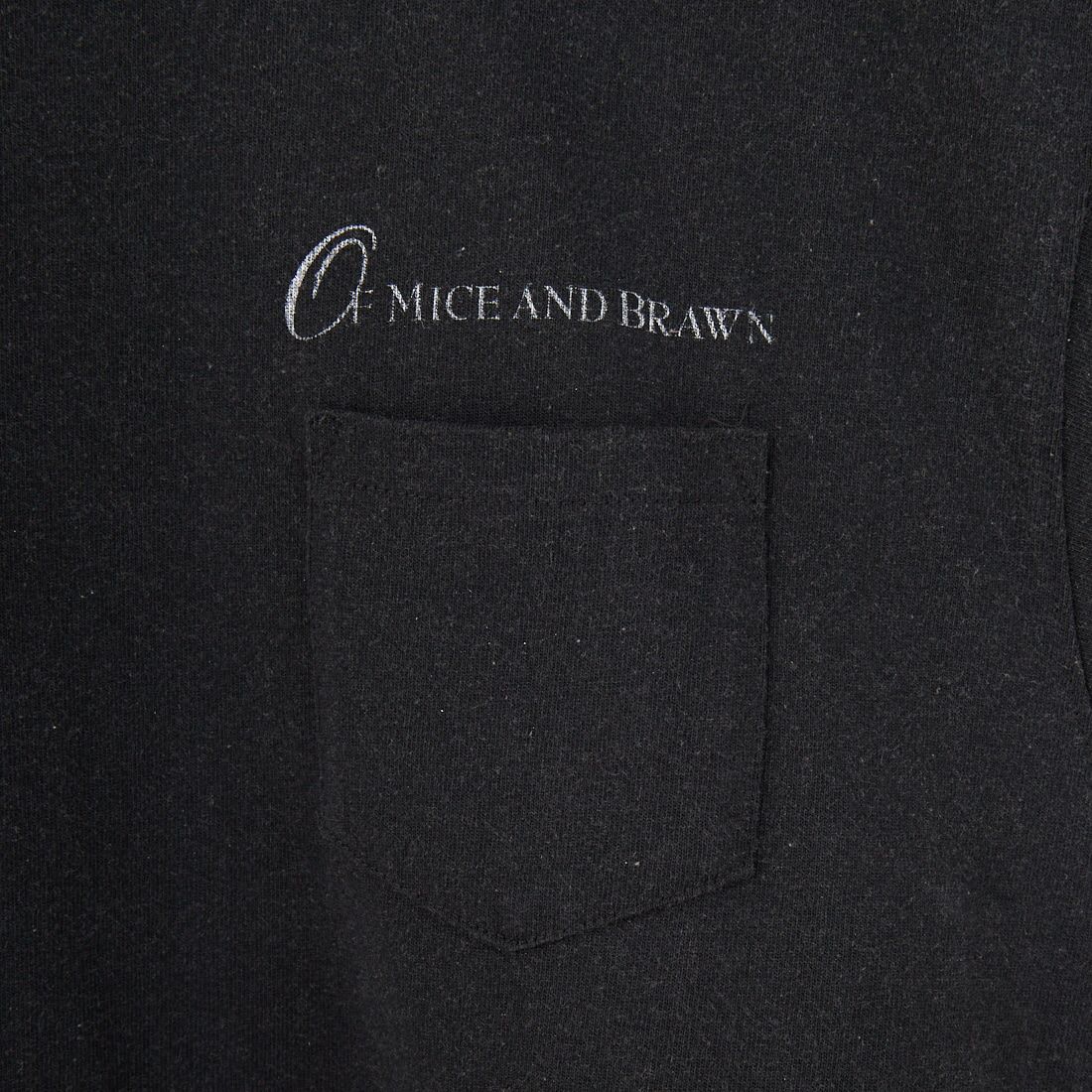 BRAWN [ブラウン] OF MICE AND BRAWN Tシャツ [24FW-001] BLACK