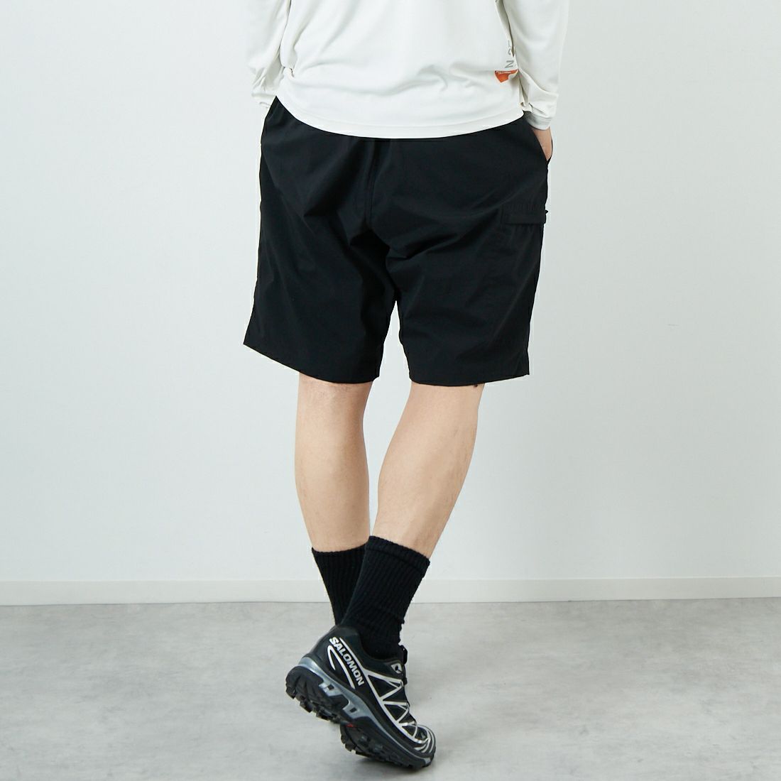 THE NORTH FACE [ザ ノースフェイス] トリップカーゴショーツ [NB42551] K &&モデル身長：179cm 着用サイズ：L&&