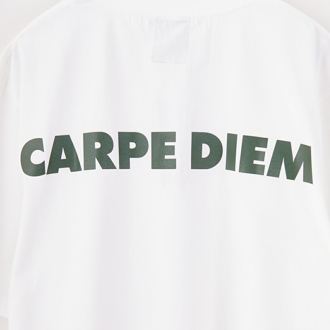 CARPE DIEM [カルペディエム] ブラックライン 5分袖Tシャツ [JCD-T003] WHITE