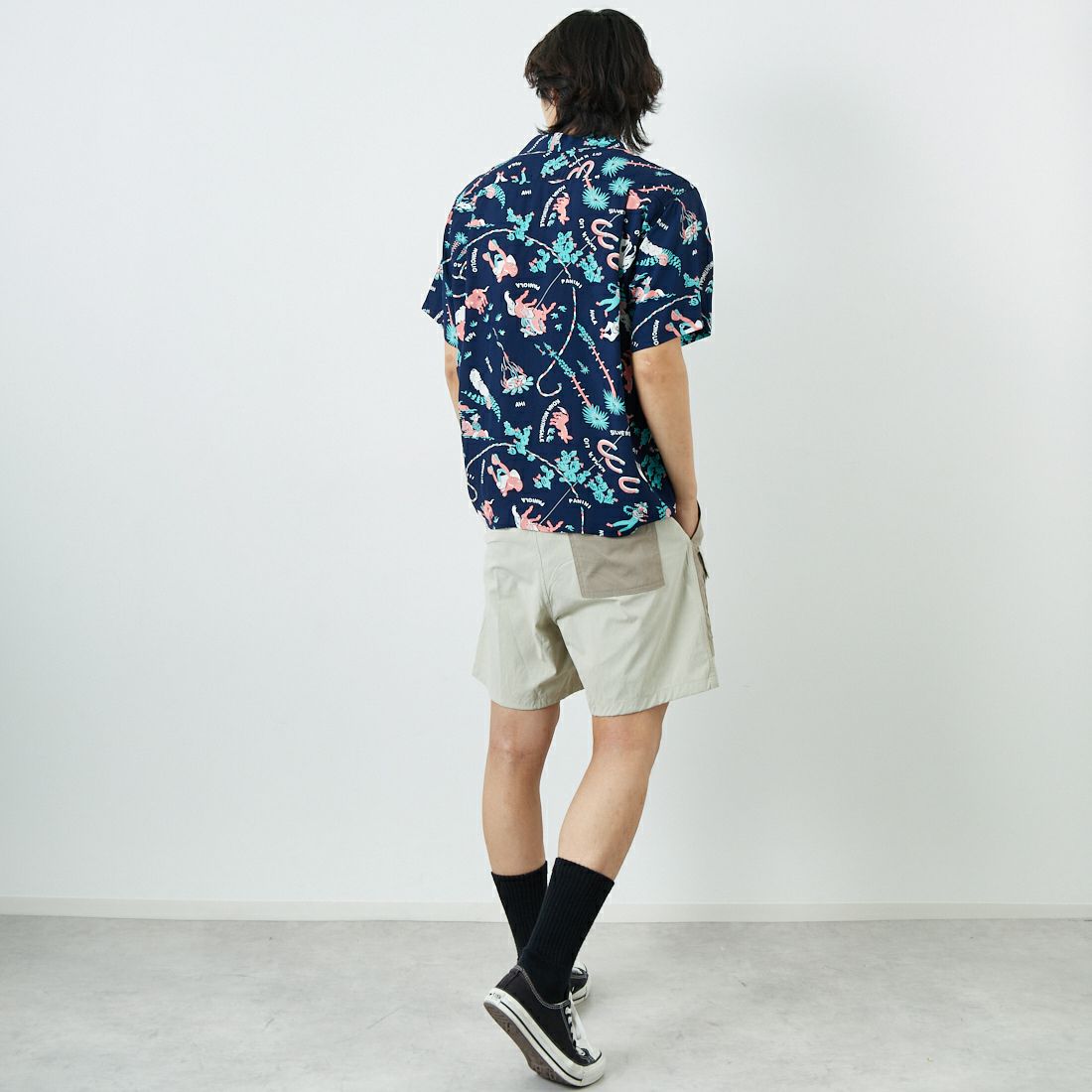 patagonia [パタゴニア] メンズ アウトドアエブリデーショーツ 6インチ [57437] PLCN &&モデル身長：179cm 着用サイズ：M&&