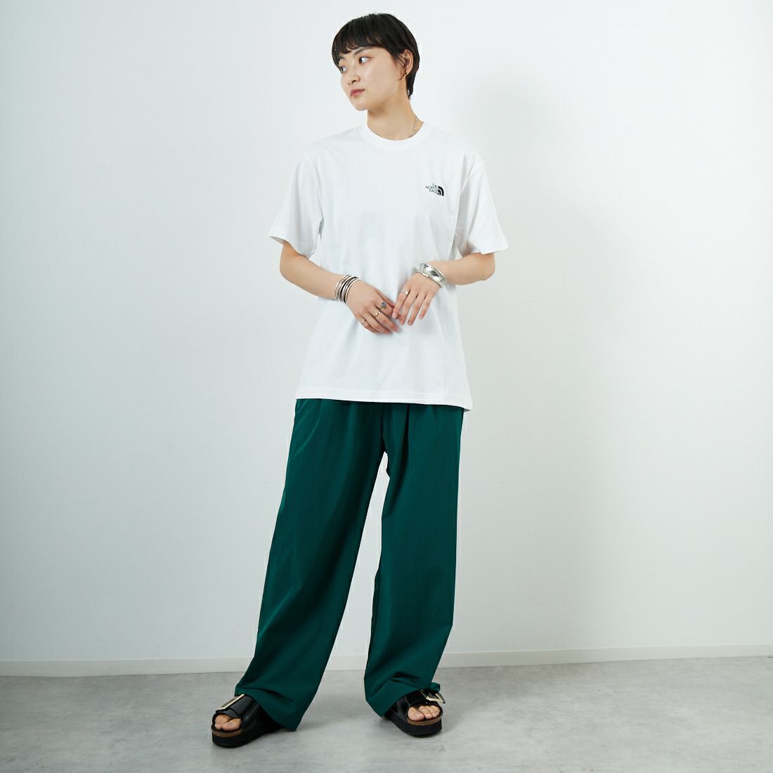 THE NORTH FACE [ザ ノースフェイス] フラッシュドライ ピクセルプラントコットンTシャツ [NT32549] W