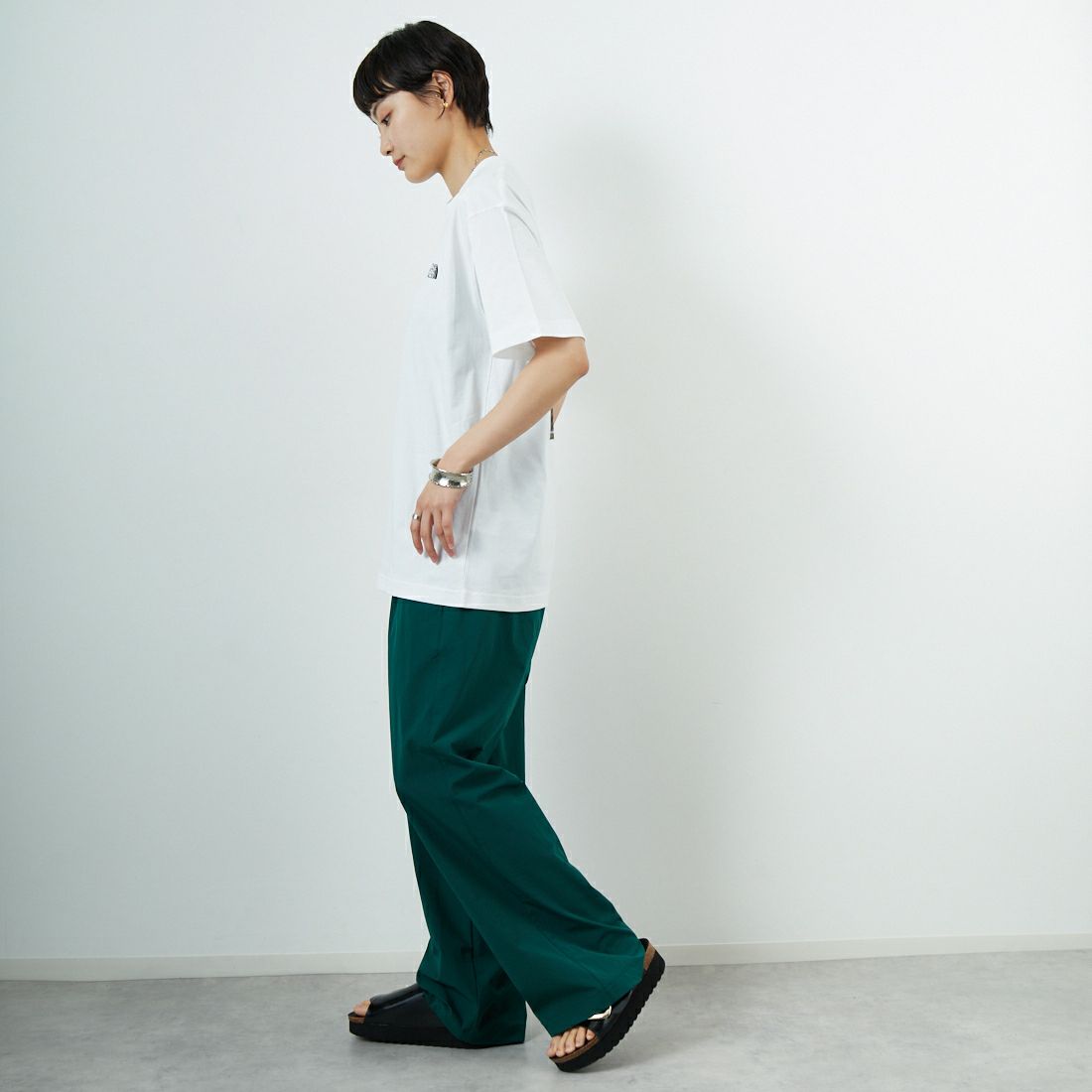 THE NORTH FACE [ザ ノースフェイス] フラッシュドライ ピクセルプラントコットンTシャツ [NT32549] W