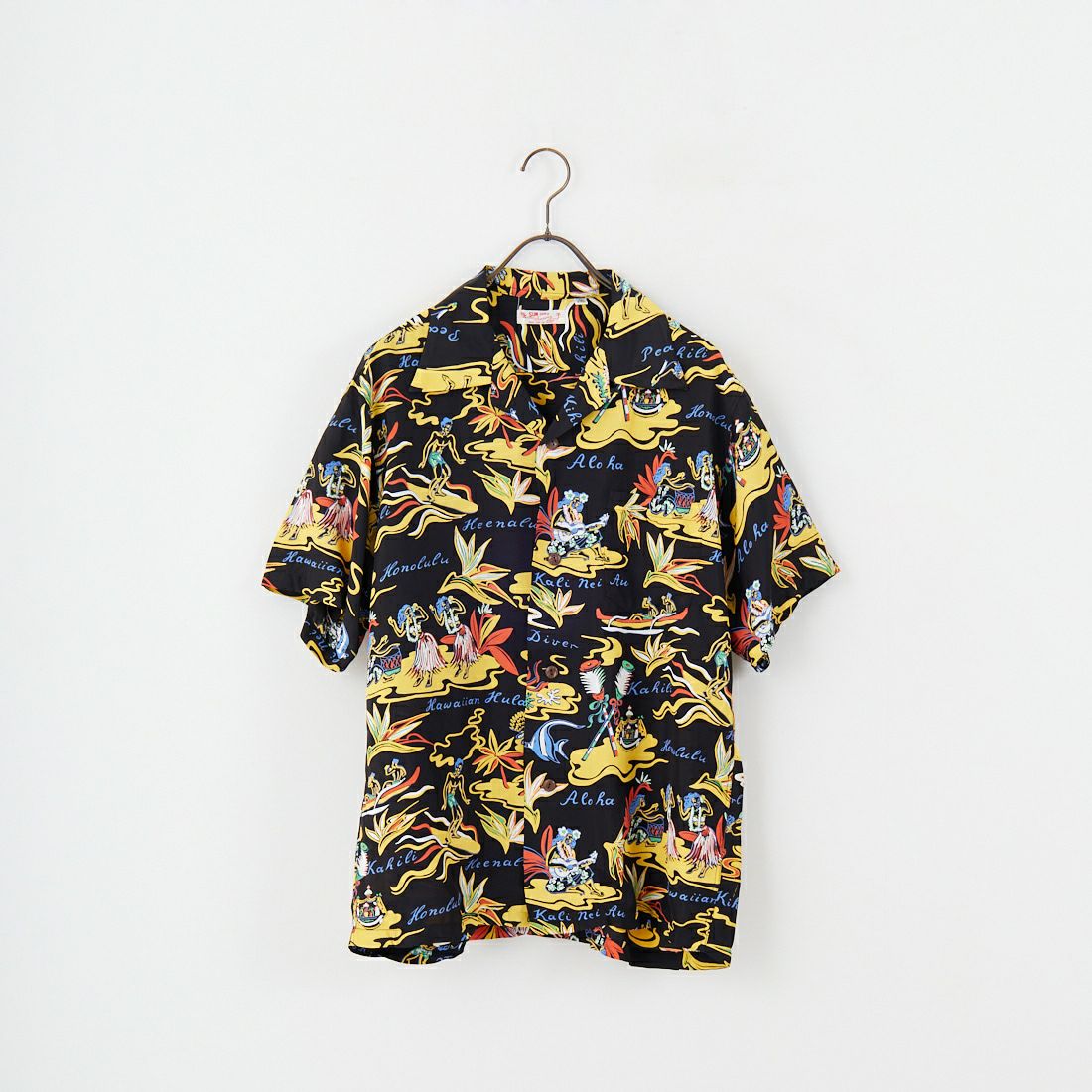 SUN SURF [サンサーフ] レーヨンハワイアンシャツ [SS39411] 119 BLACK