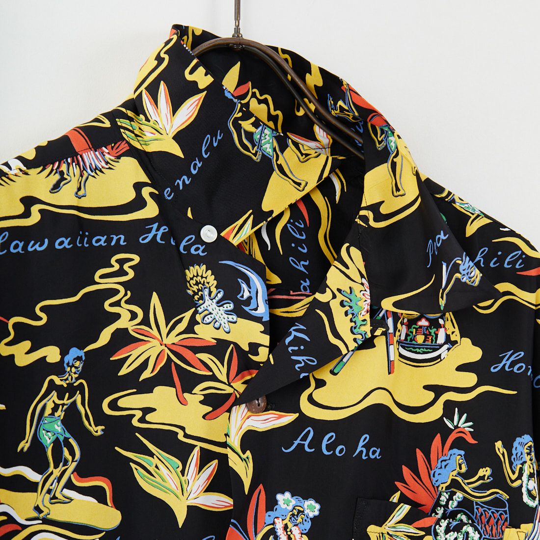 SUN SURF [サンサーフ] レーヨンハワイアンシャツ [SS39411] 119 BLACK