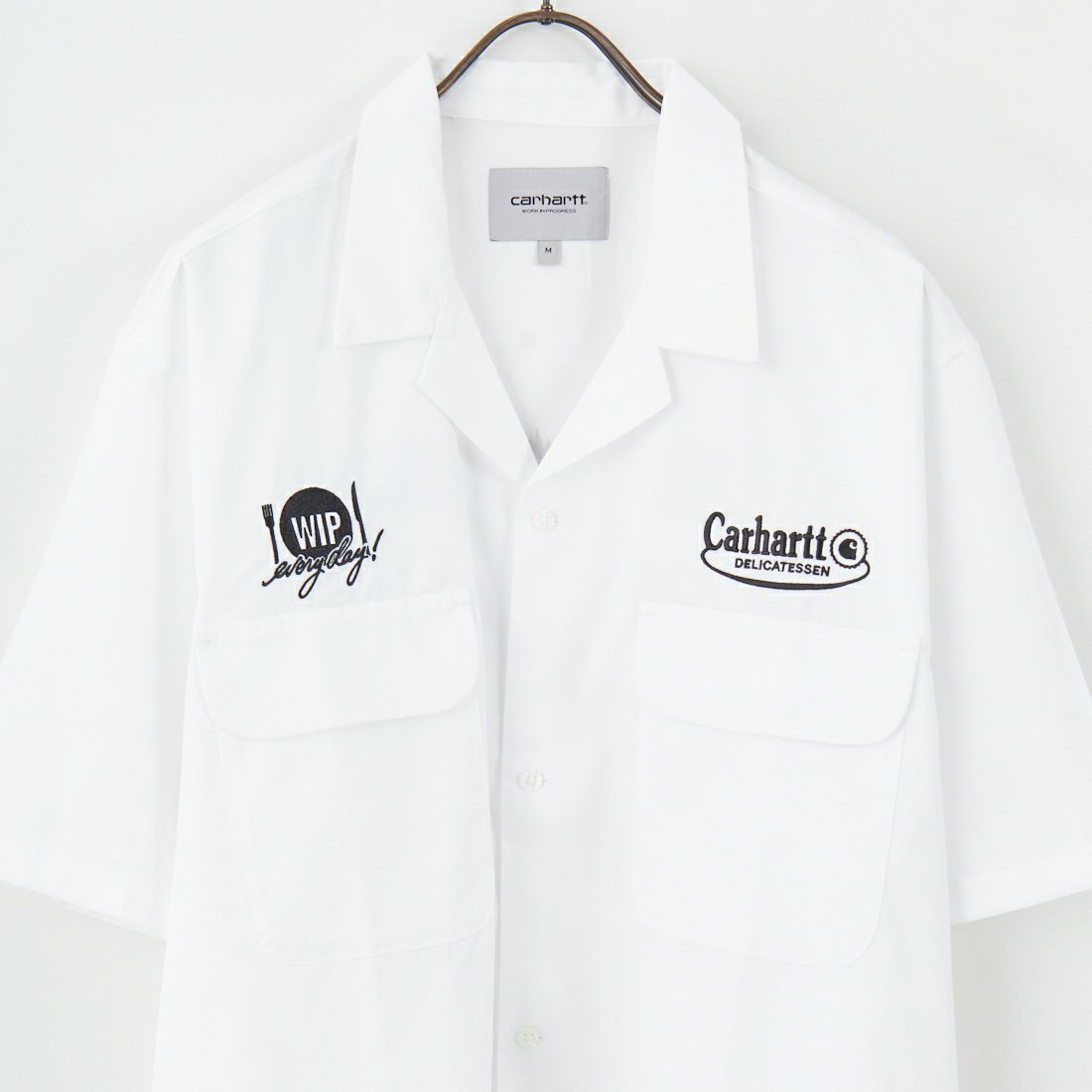 carhartt WIP [カーハートダブリューアイピー] ショートスリーブデリシャツ [I034738] WHITE/BLAC