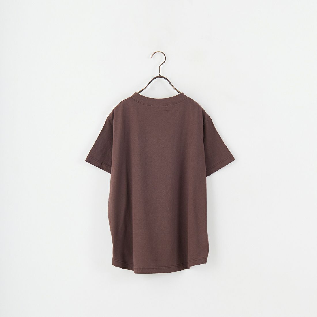 tumugu: [ツムグ] ラフィ天竺プリントTシャツ [TC25201] 16 BROWN