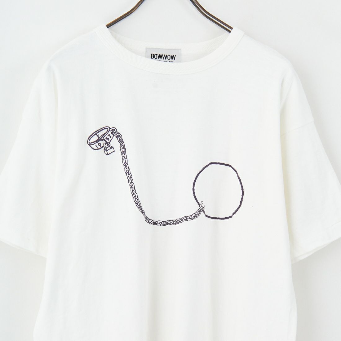 BOW WOW [バウワウ] BALL AND CHAIN 8812 ショートスリーブTシャツ [BW251-BC8T] 88/12 WHIT