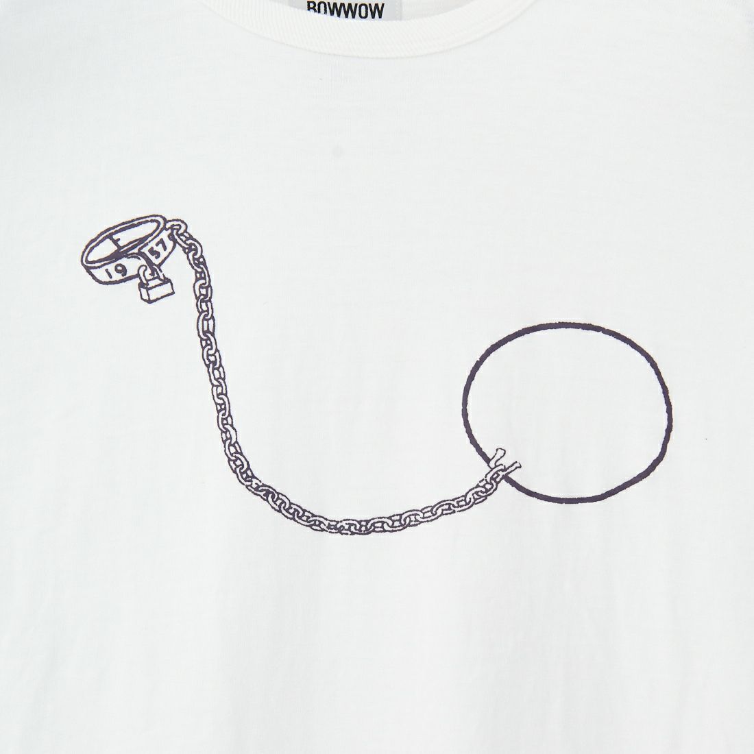 BOW WOW [バウワウ] BALL AND CHAIN 8812 ショートスリーブTシャツ [BW251-BC8T] 88/12 WHIT