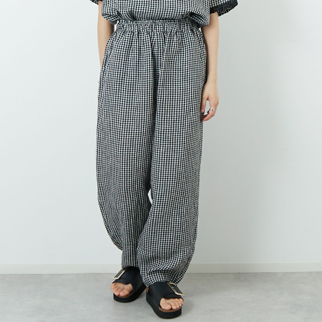 9991 BLK/O&&モデル身長：160cm 着用サイズ：1&&