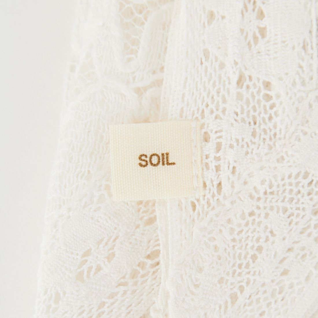 soil [ソイル] チュールレースストール [NSL25054] 9000 WHT