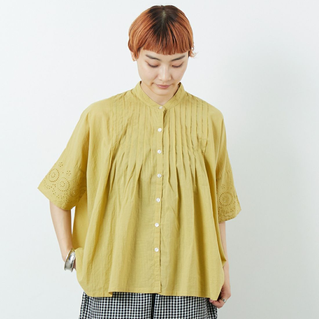5600 YELLO&&モデル身長：160cm 着用サイズ：1&&
