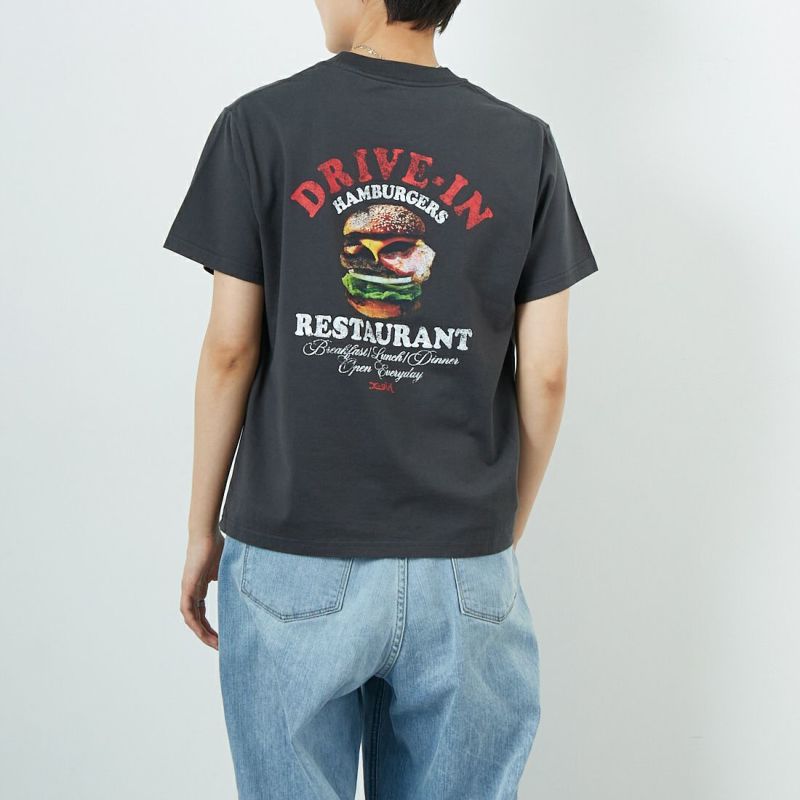 X-girl [エックスガール] ラインストーンロゴTシャツワンピース