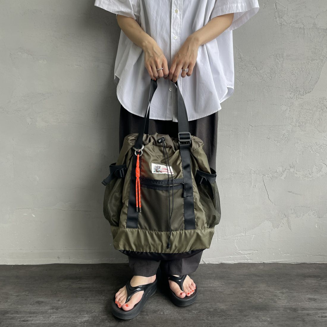 CARIBOU Mountaineering [カリブーマウンテニアリング] 別注 2WAYバックパック [CB24-AC-IN5-JF] OLIVE