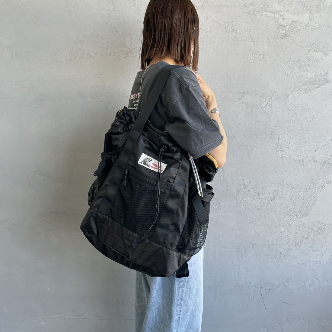 CARIBOU Mountaineering [カリブーマウンテニアリング] 別注 2WAYバックパック [CB24-AC-IN5-JF] BLACK