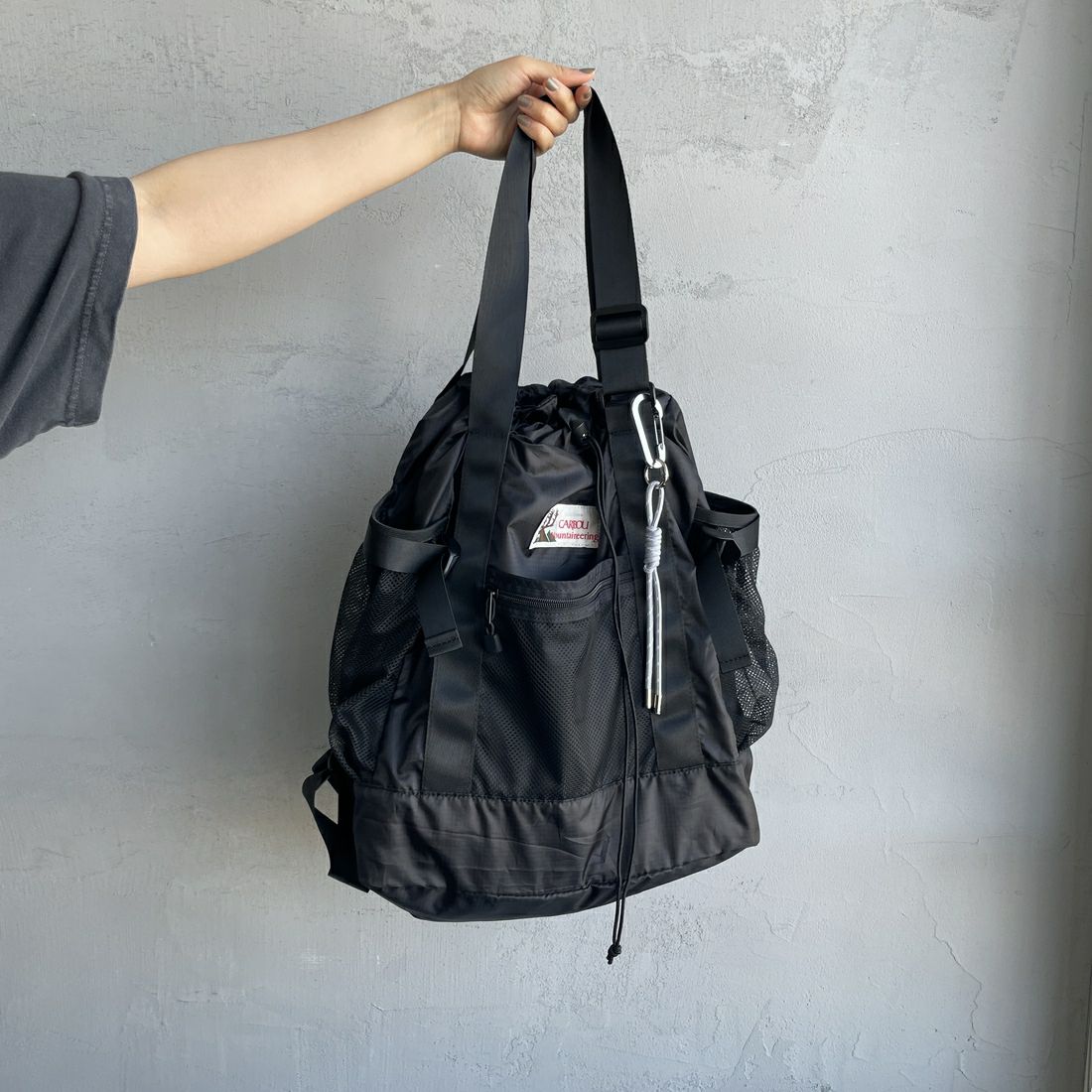 CARIBOU Mountaineering [カリブーマウンテニアリング] 別注 2WAYバックパック [CB24-AC-IN5-JF] BLACK