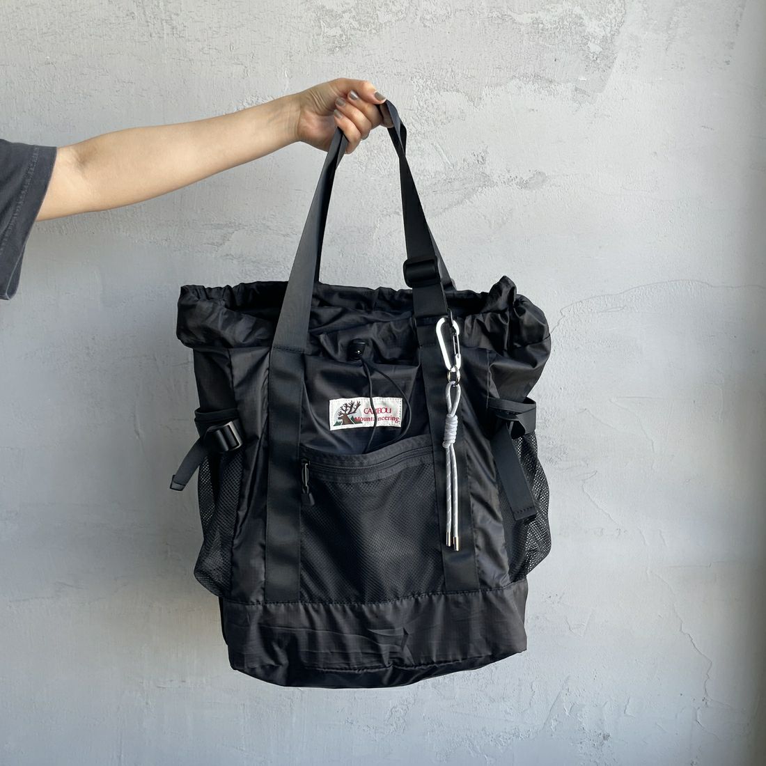 CARIBOU Mountaineering [カリブーマウンテニアリング] 別注 2WAYバックパック [CB24-AC-IN5-JF] BLACK