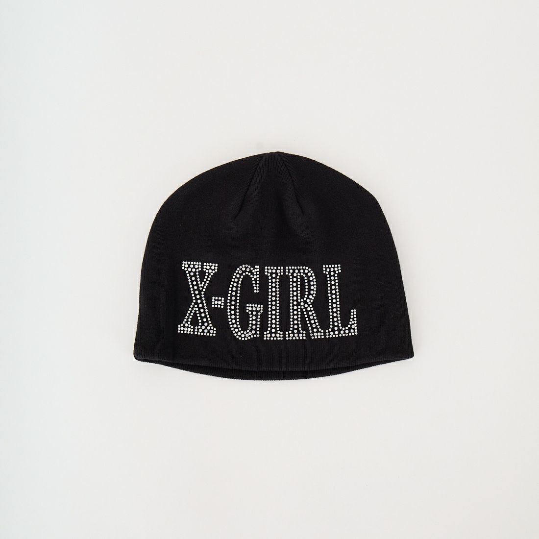 X-girl [エックスガール] ラインストーンロゴビーニー [105252051005]