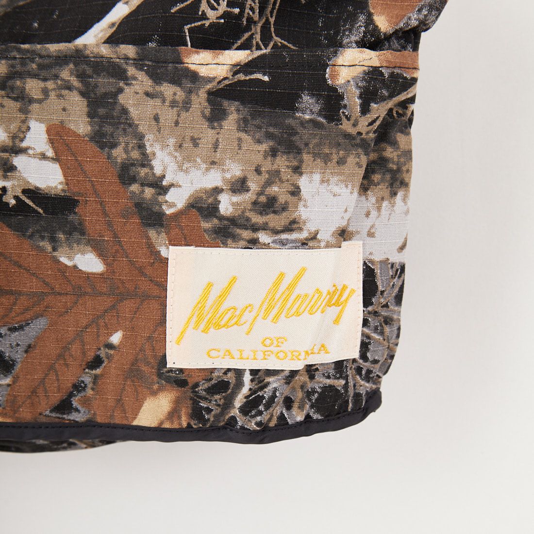 Mac Murray [マクマリー] カモ柄シェープドバッグ [MM1-AC-DD5] BLACK REAL