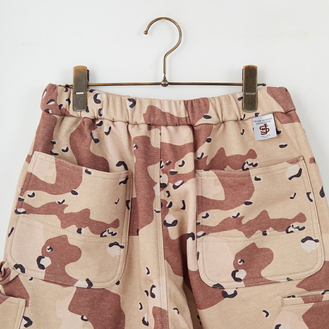 JACKSON MATISSE [ジャクソンマティス] カモ柄ワークスウェットショーツ [JM25SS022] CHOCOCHIP