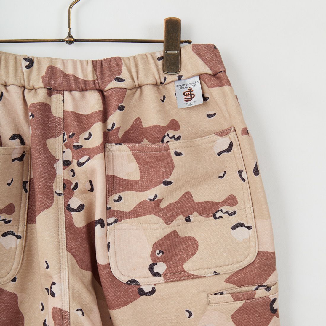 JACKSON MATISSE [ジャクソンマティス] カモ柄ワークスウェットショーツ [JM25SS022] CHOCOCHIP