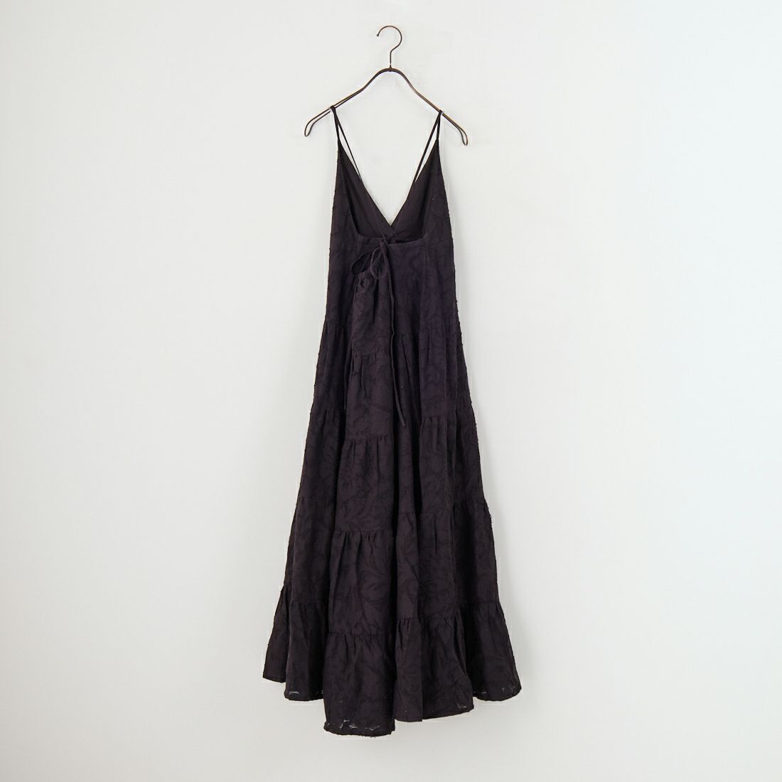 Jeans Factory Clothes [ジーンズファクトリークローズ] カットジャガード ティアードワンピース [24951-PF] BLACK
