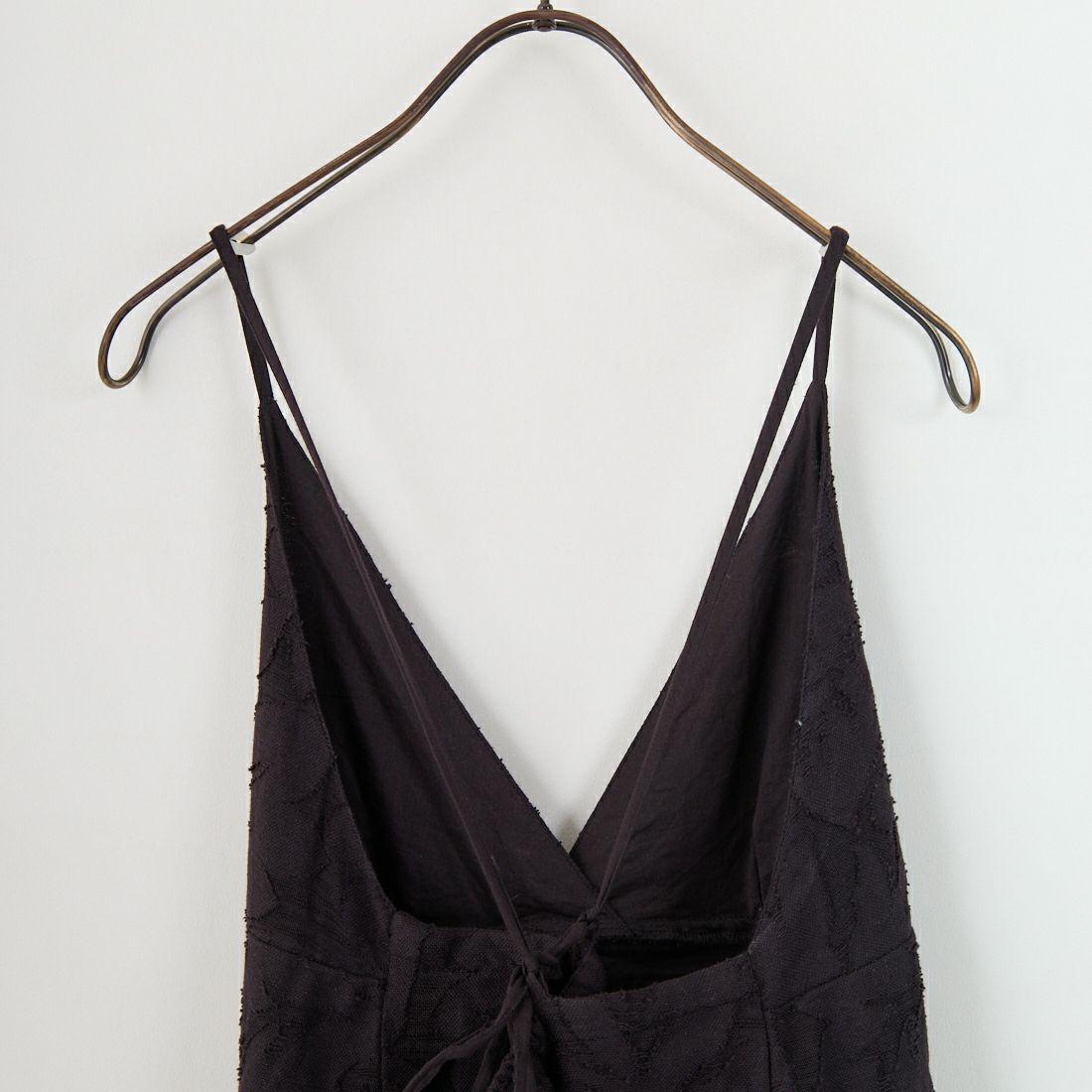 Jeans Factory Clothes [ジーンズファクトリークローズ] カットジャガード ティアードワンピース [24951-PF] BLACK