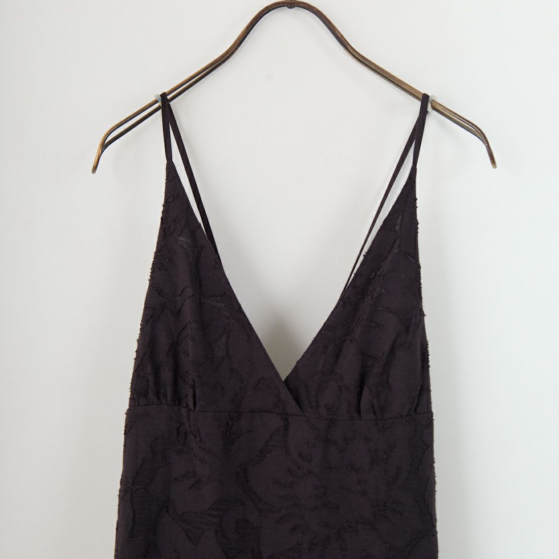 Jeans Factory Clothes [ジーンズファクトリークローズ] カットジャガード ティアードワンピース [24951-PF] BLACK