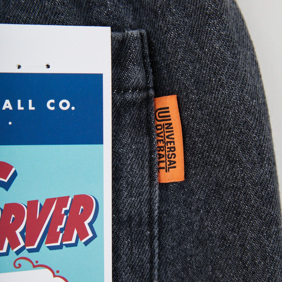 UNIVERSAL OVERALL [ユニバーサルオーバーオール] 別注 シェフショートパンツ [U2511657IN-JF] DENIM BLK