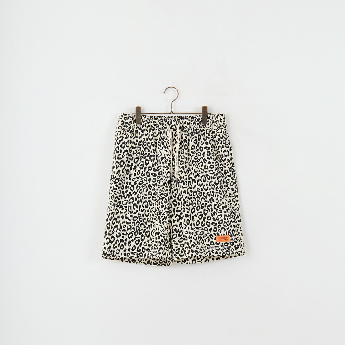 UNIVERSAL OVERALL [ユニバーサルオーバーオール] 別注 シェフショートパンツ [U2511657IN-JF] LEOPAED WH