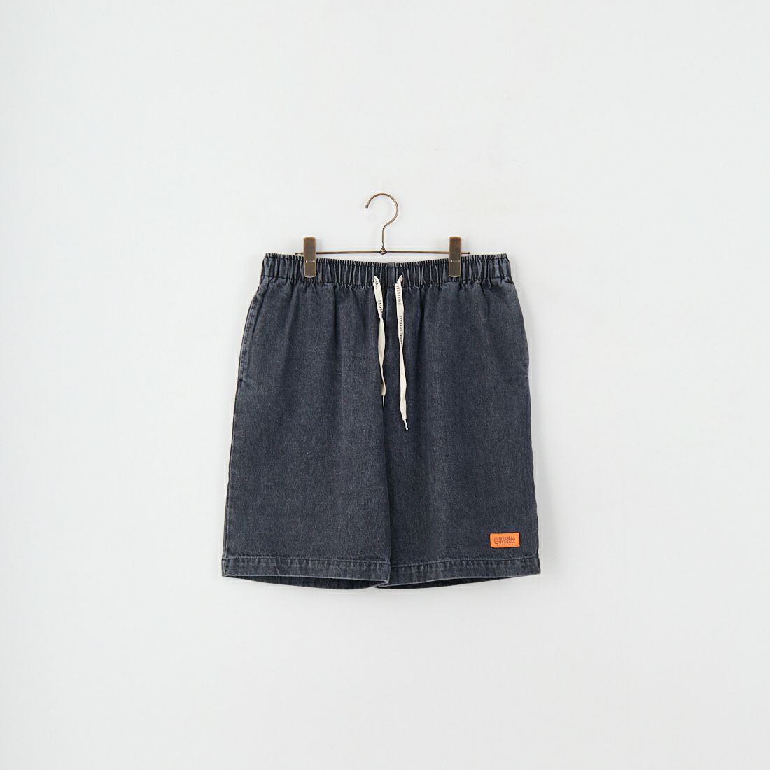 UNIVERSAL OVERALL [ユニバーサルオーバーオール] 別注 シェフショートパンツ [U2511657IN-JF] DENIM BLK