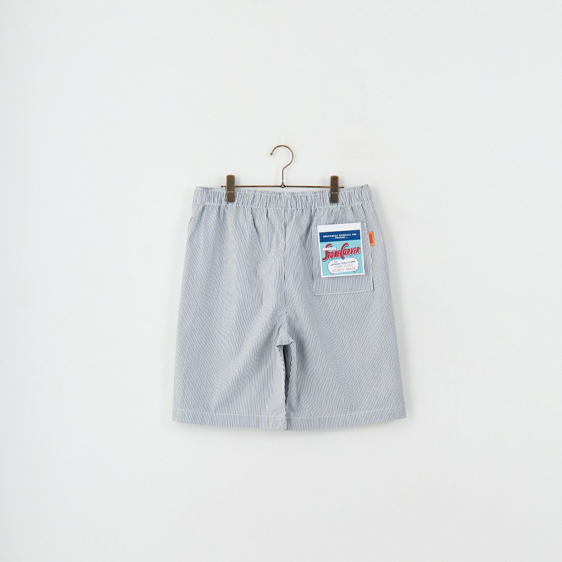 UNIVERSAL OVERALL [ユニバーサルオーバーオール] 別注 シェフショートパンツ [U2511657IN-JF] HICKORY