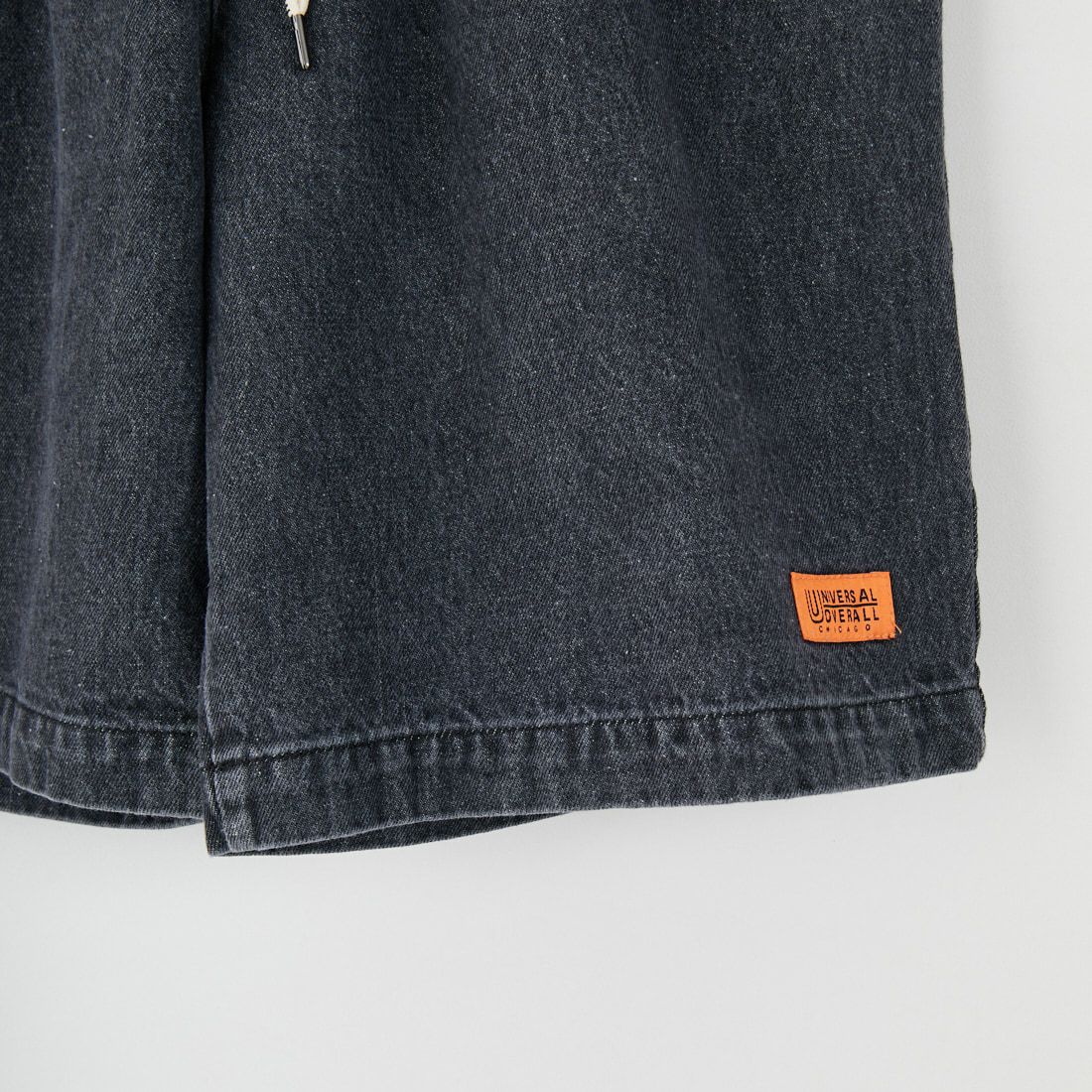 UNIVERSAL OVERALL [ユニバーサルオーバーオール] 別注 シェフショートパンツ [U2511657IN-JF] DENIM BLK