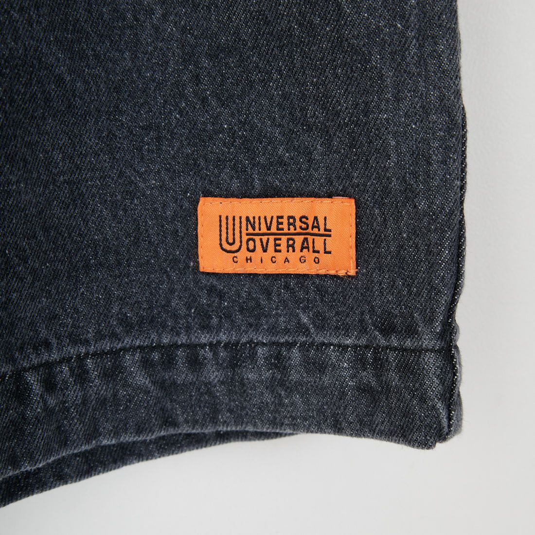 UNIVERSAL OVERALL [ユニバーサルオーバーオール] 別注 シェフショートパンツ [U2511657IN-JF] DENIM BLK