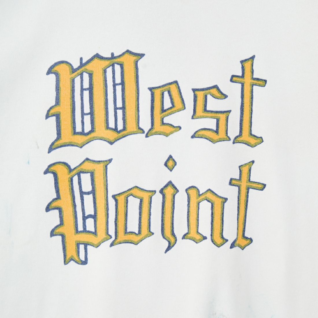 BOW WOW [バウワウ] WEST POINT クルーネックTシャツ [BW251-WLRCA] WH/BLU AGI