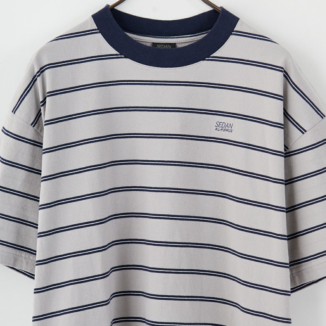 SEDAN ALL-PURPOSE [セダン オールパーパス] ショートスリーブボーダーTシャツ [SD25S-CT07] GRY/NVY