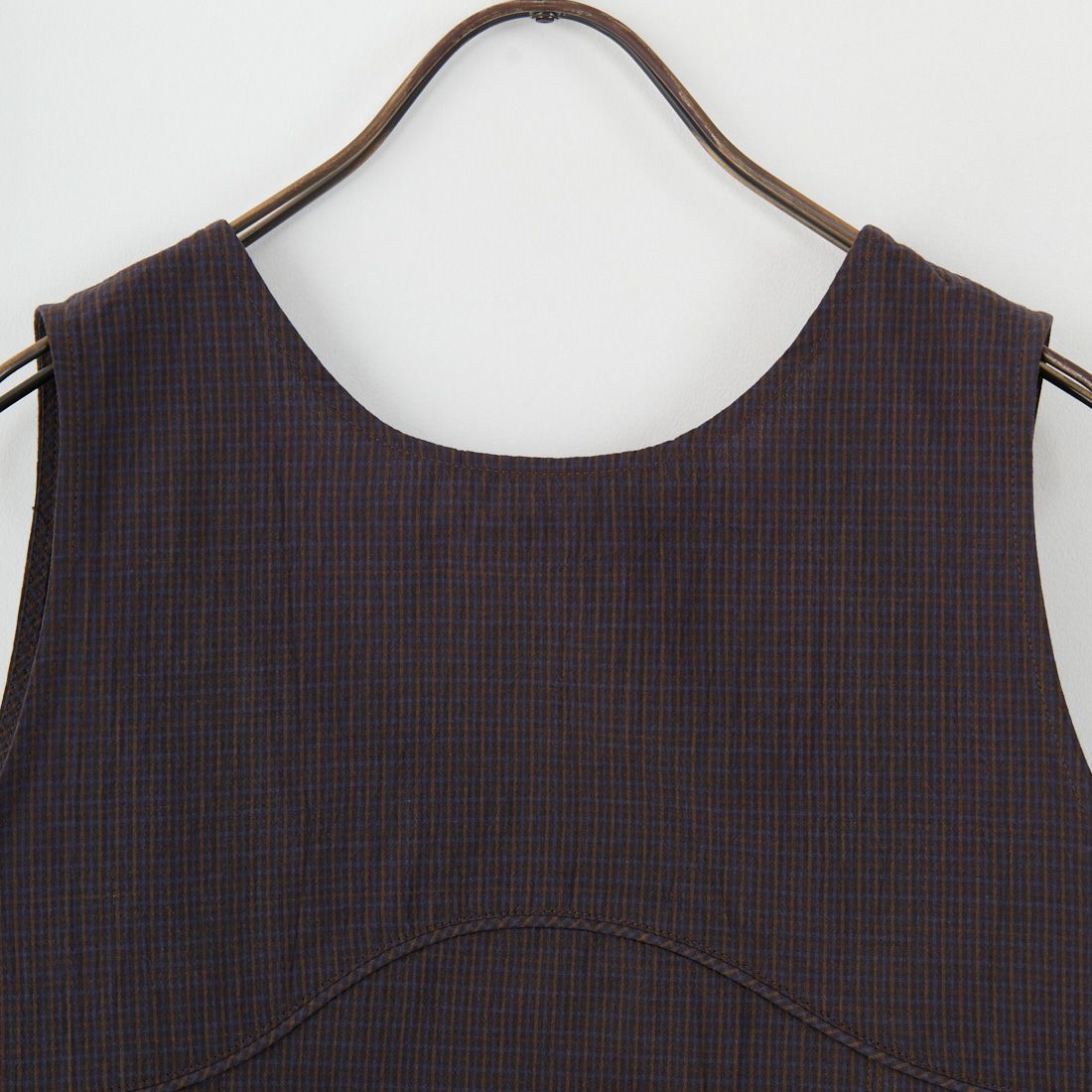 anuke [アンヌーク] バックオープンチェックトップス [62510405] NVY