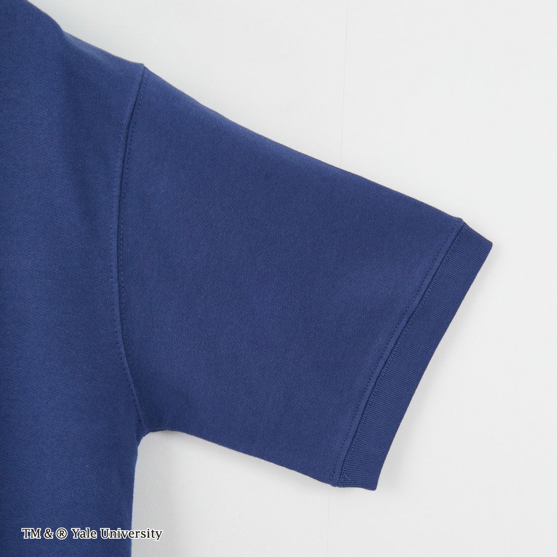 YALE [イェール] 別注 YALE カレッジロゴスウェットTシャツ [YA-01-JF] NAVY