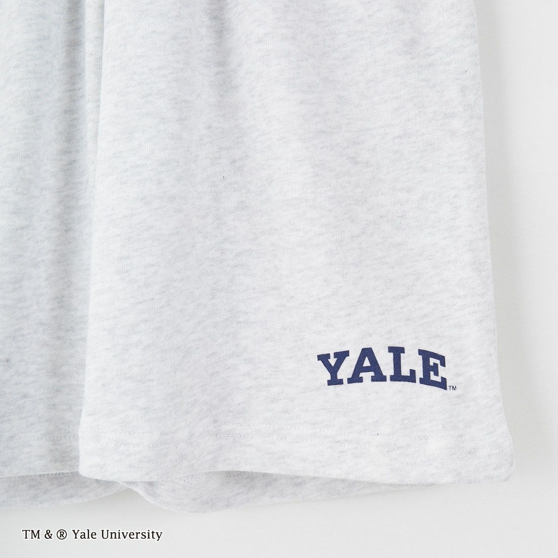 YALE [イェール] 別注 YALE カレッジロゴスウェットショーツ [YA-03-JF] GRAY