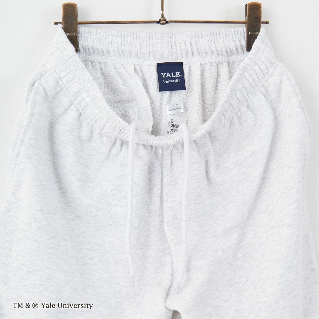 YALE [イェール] 別注 YALE カレッジロゴスウェットショーツ [YA-03-JF] GRAY