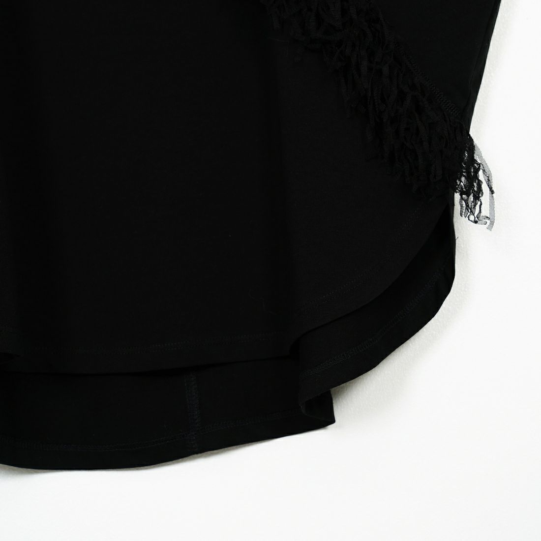 Margaux vintage [マルゴーヴィンテージ] ハートフリンジTシャツ [MHP-CT-003] BLACK/BLAC