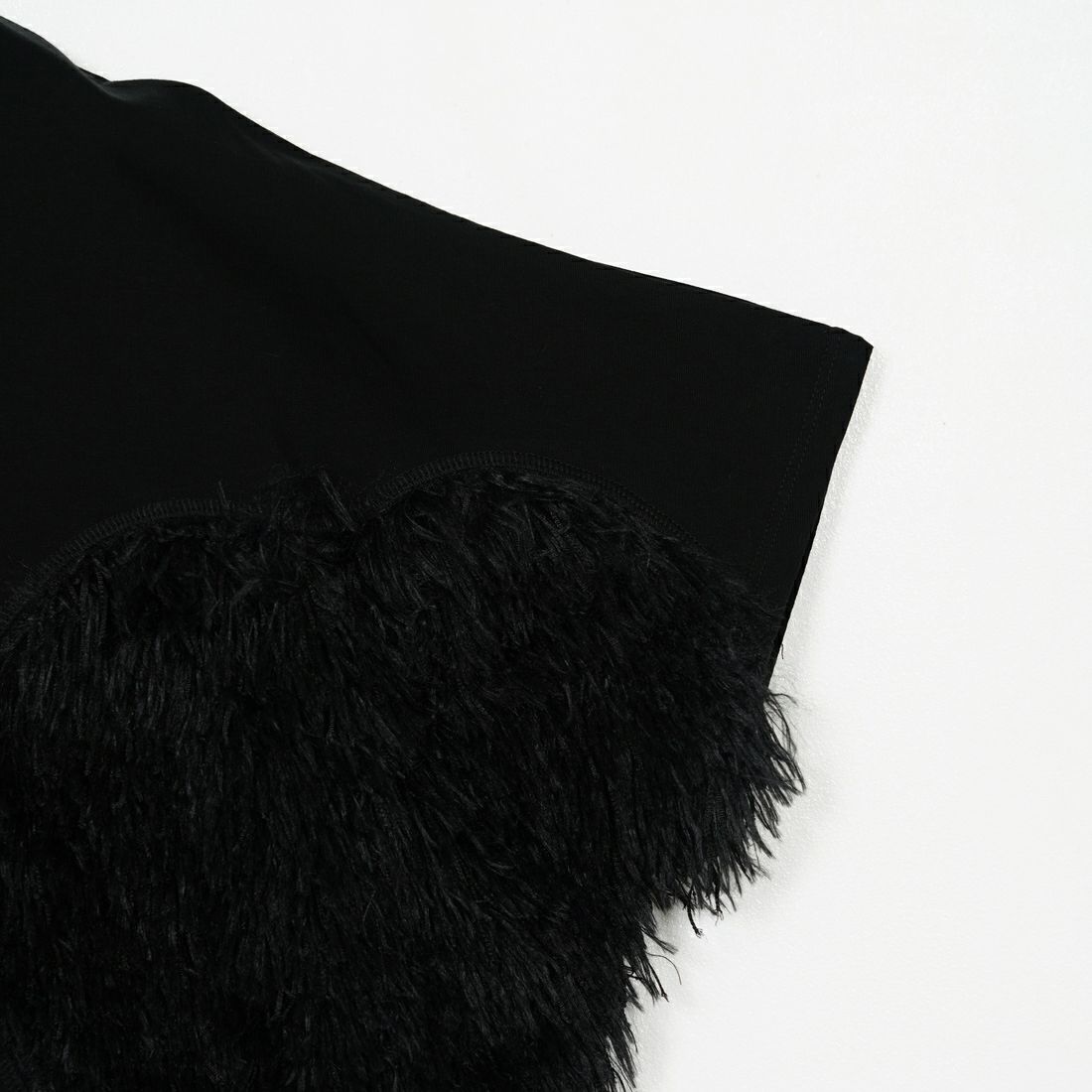 Margaux vintage [マルゴーヴィンテージ] ハートフリンジTシャツ [MHP-CT-004] BLACK