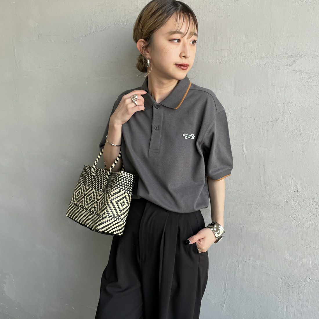 CHAR/CAM&&モデル身長：150cm 着用サイズ：S&&