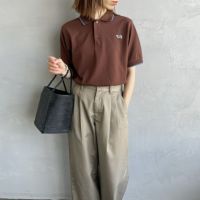 BRWN/BLU&&モデル身長：158cm 着用サイズ：S&&