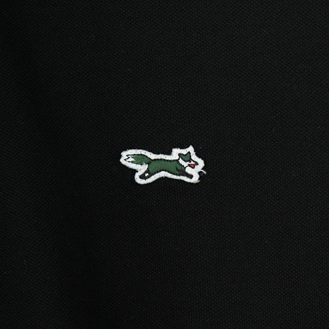 THE FOX [ザフォックス] 別注 ワンポイントロゴ ティップラインポロシャツ [JFU25SS-09-JF] BLK/BEG