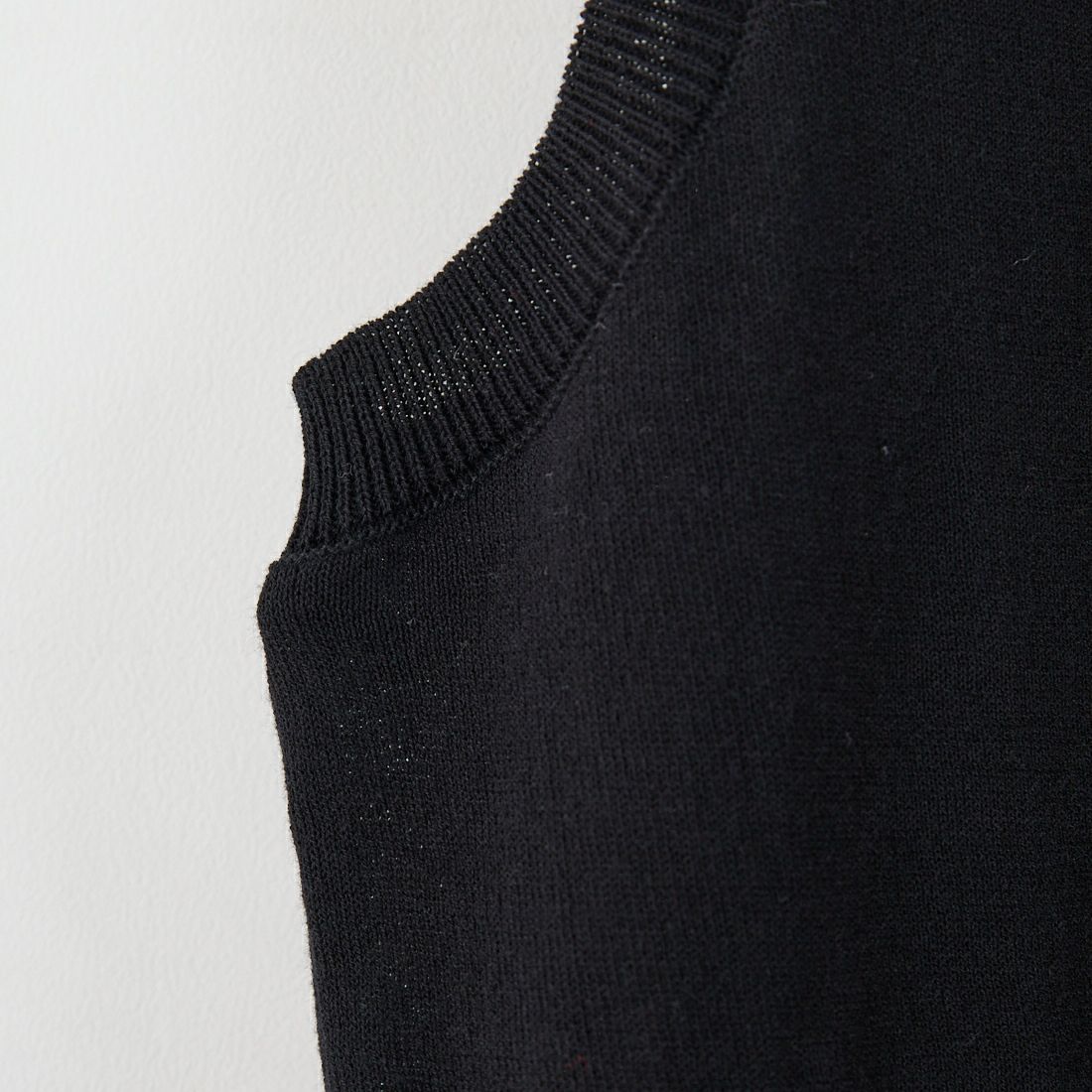 MEYAME [メヤメ] コットンノースリーブニット [MEY-1843] BLACK