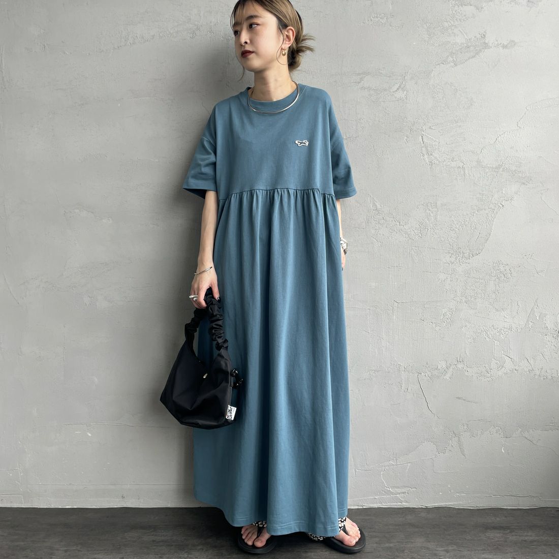 ﾌﾞﾙｰ&&モデル身長：150cm 着用サイズ：S&&