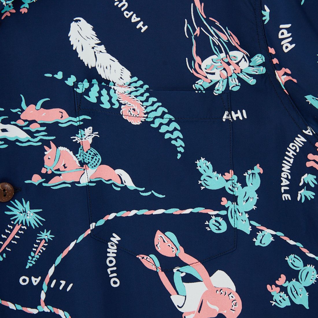 SUN SURF [サンサーフ] レーヨンハワイアンシャツ [SS39420] 128 NAVY